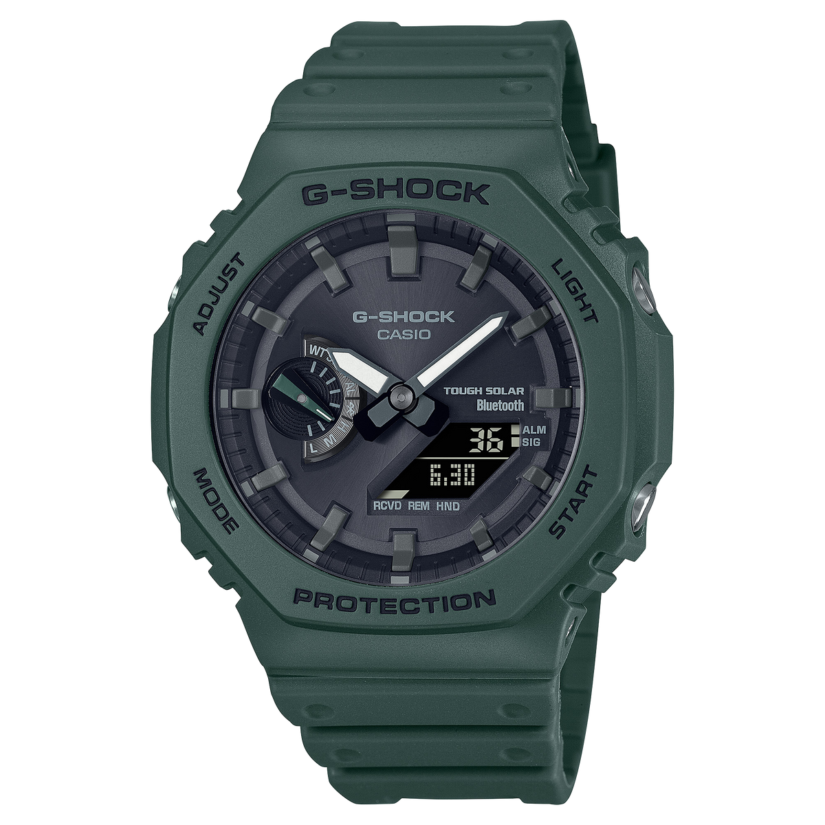 Casio G-Shock GA-B2100-3A – front three-quarter view