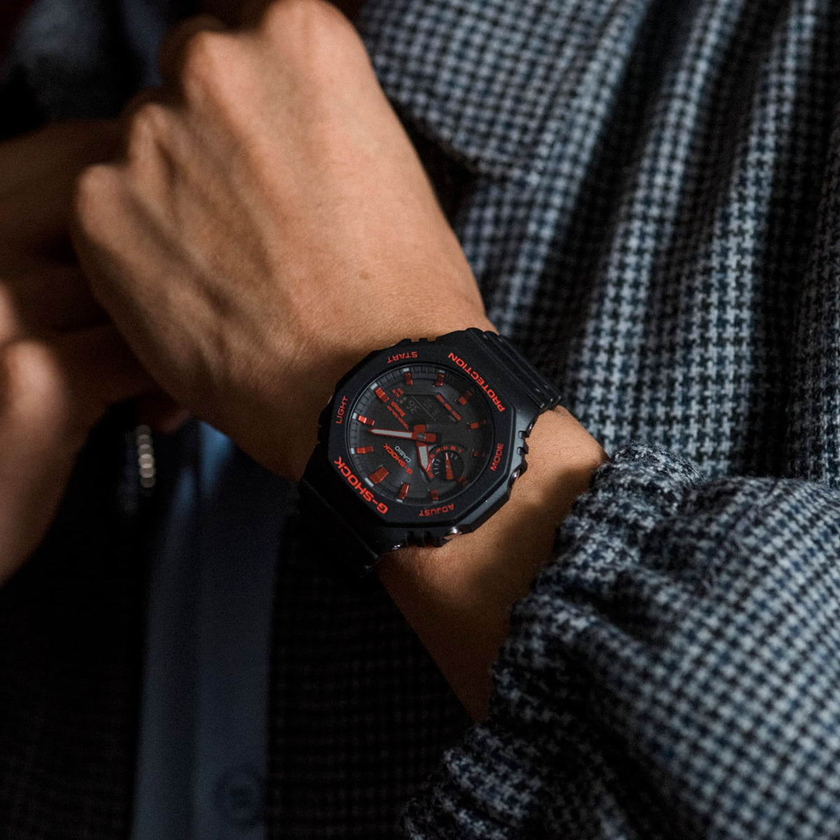 Casio G-Shock GA-B2100BNR-1A – on the wrist