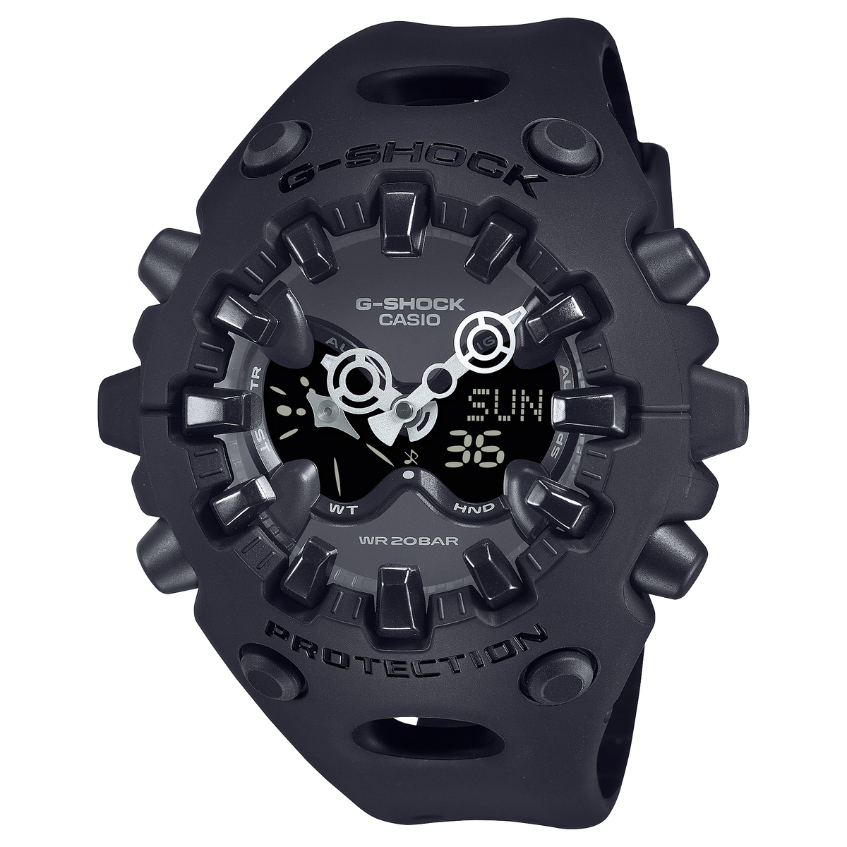 Casio G-Shock GA-V01-1A – front three-quarter view