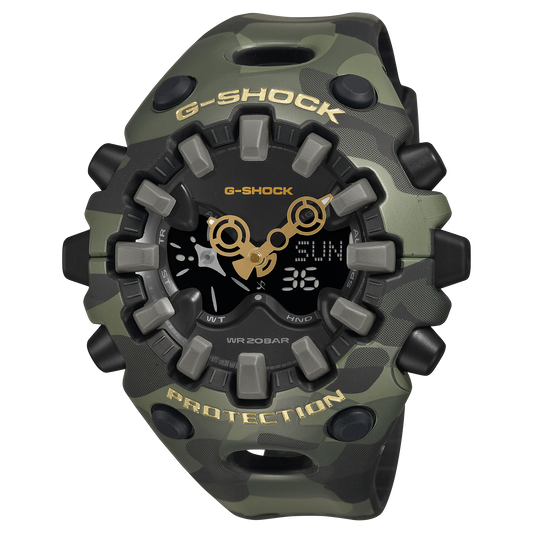 Casio G-Shock GA-V01CMG-3A – front three-quarter view