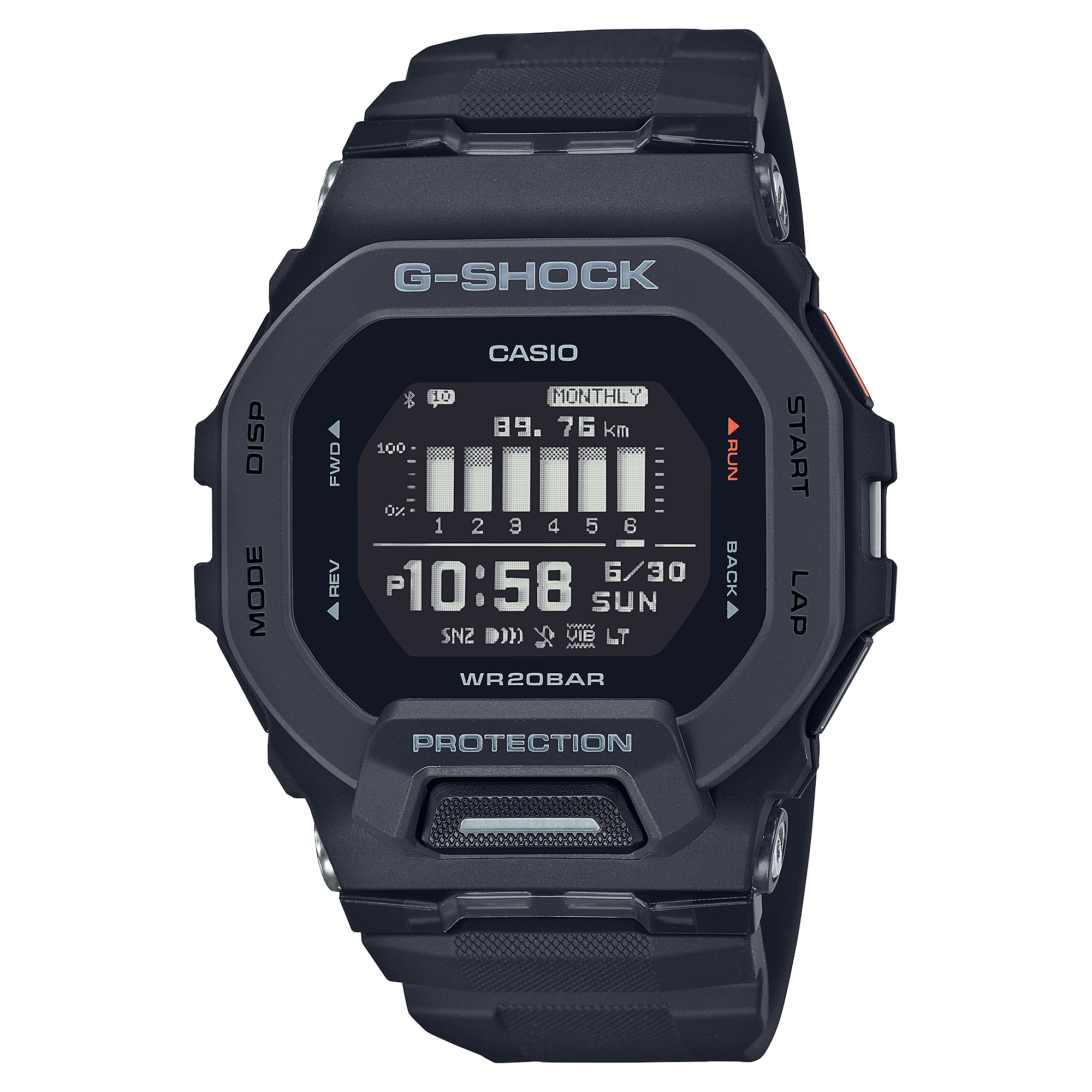 Casio G-Shock GBD-200-1 Digital Watch for Men