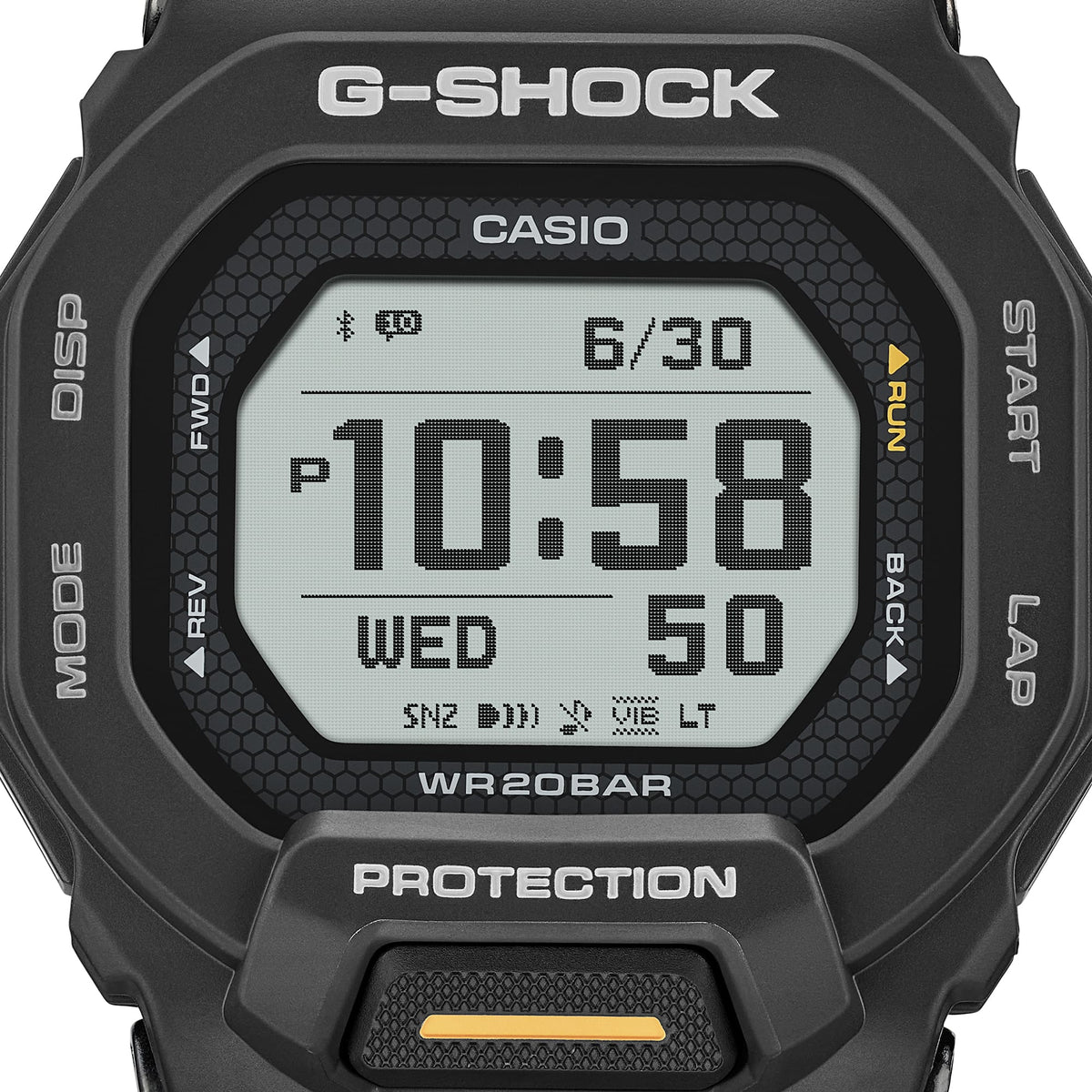 Casio G-Shock GBD-200-1A1 – angled view