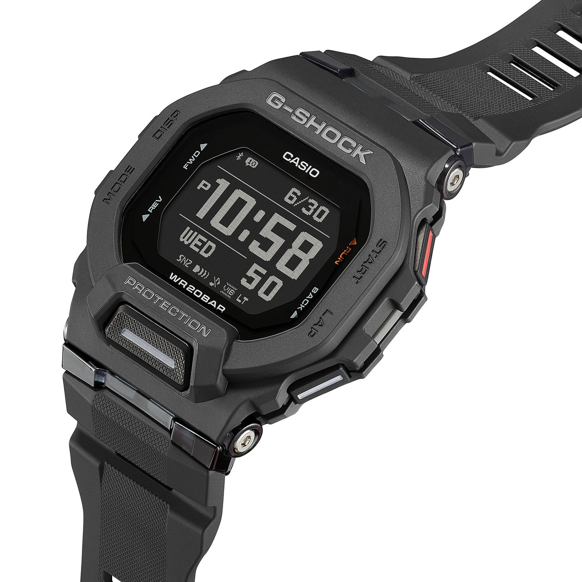Casio G-Shock GBD-200-1 – angled view