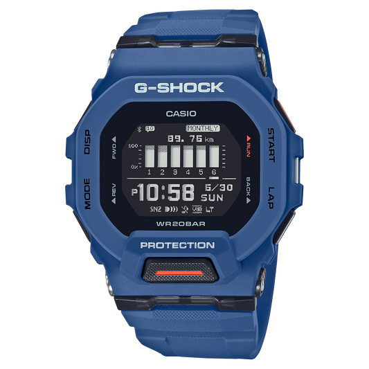 Casio G-Shock GBD-200-2 – front three-quarter view