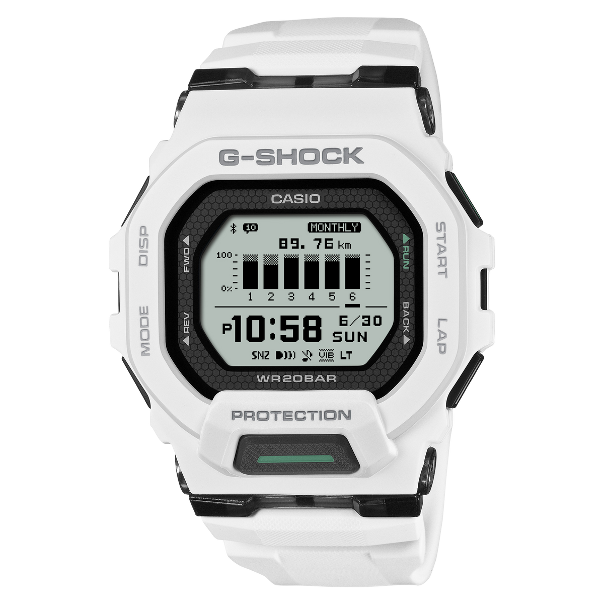 Casio G-Shock GBD-200-7 – front three-quarter view