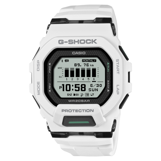 Casio G-Shock GBD-200-7 – front three-quarter view