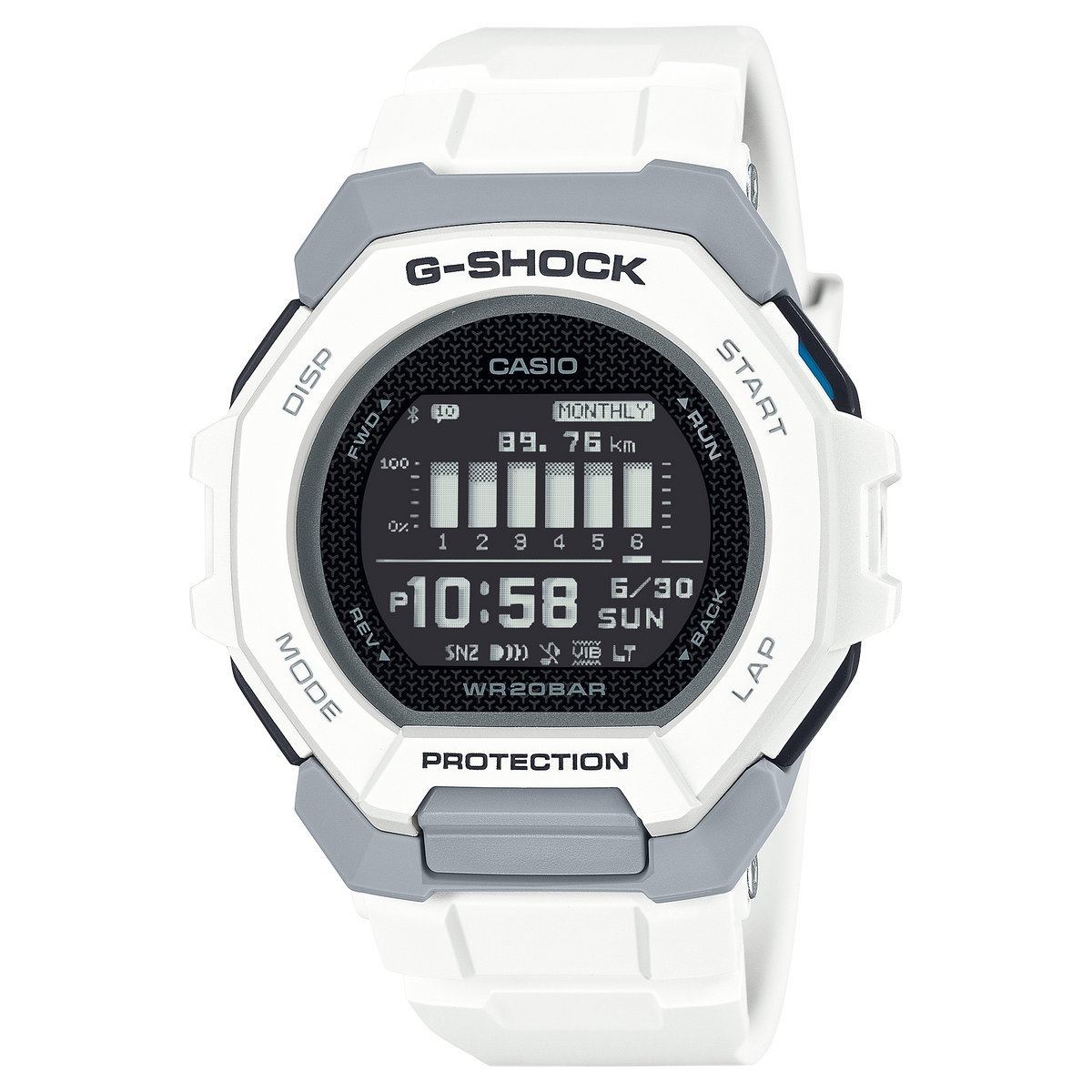 Casio G-Shock GBD-300-7 – front three-quarter view
