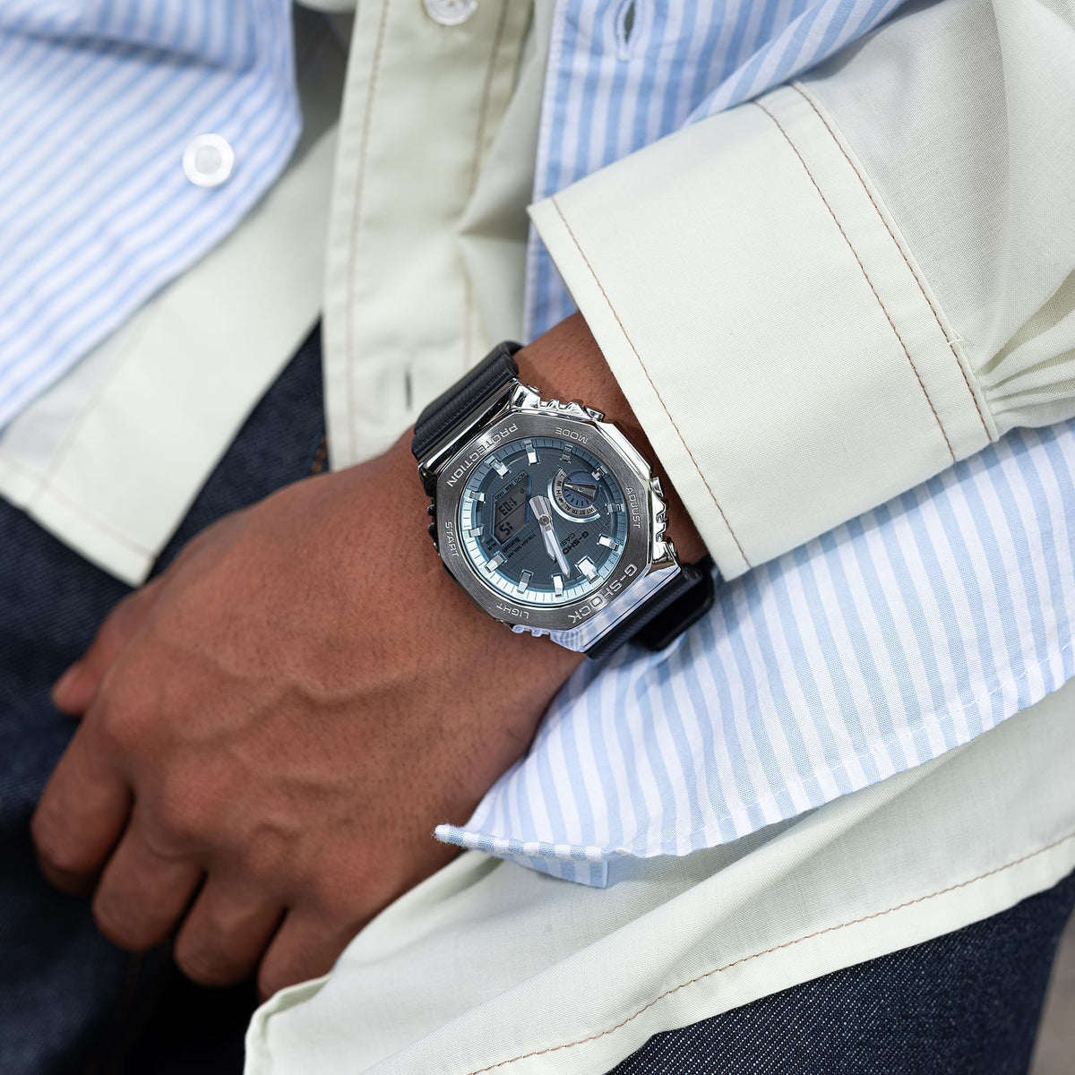 Casio G-Shock GBM-2100A-1A2 – on the wrist