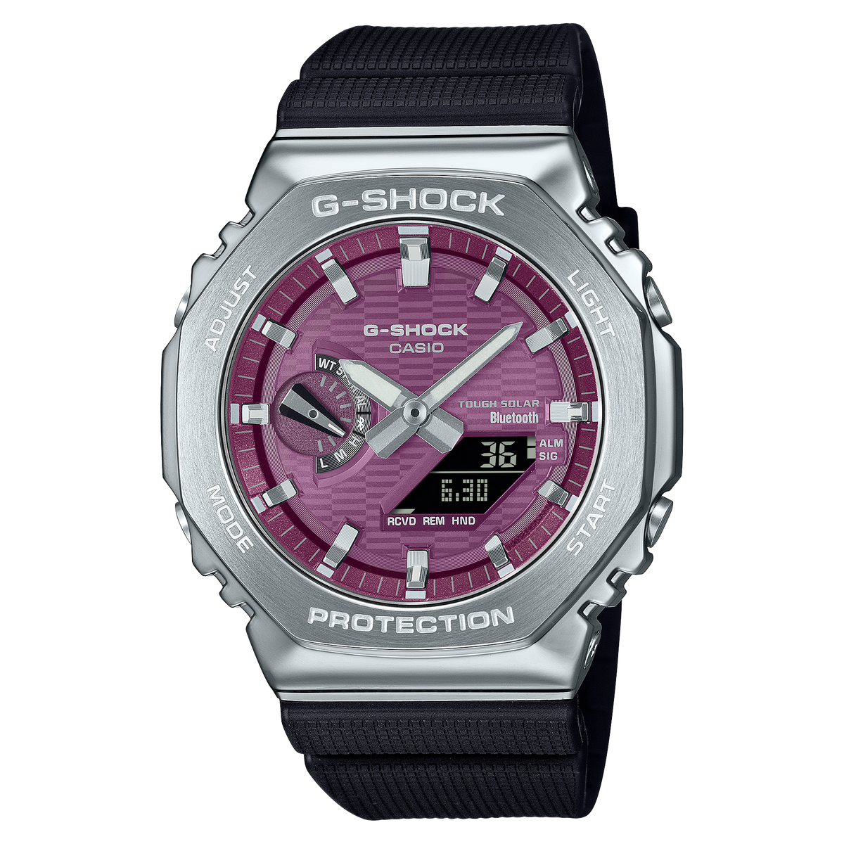 Casio G-Shock GBM-2100A-4B – front three-quarter view