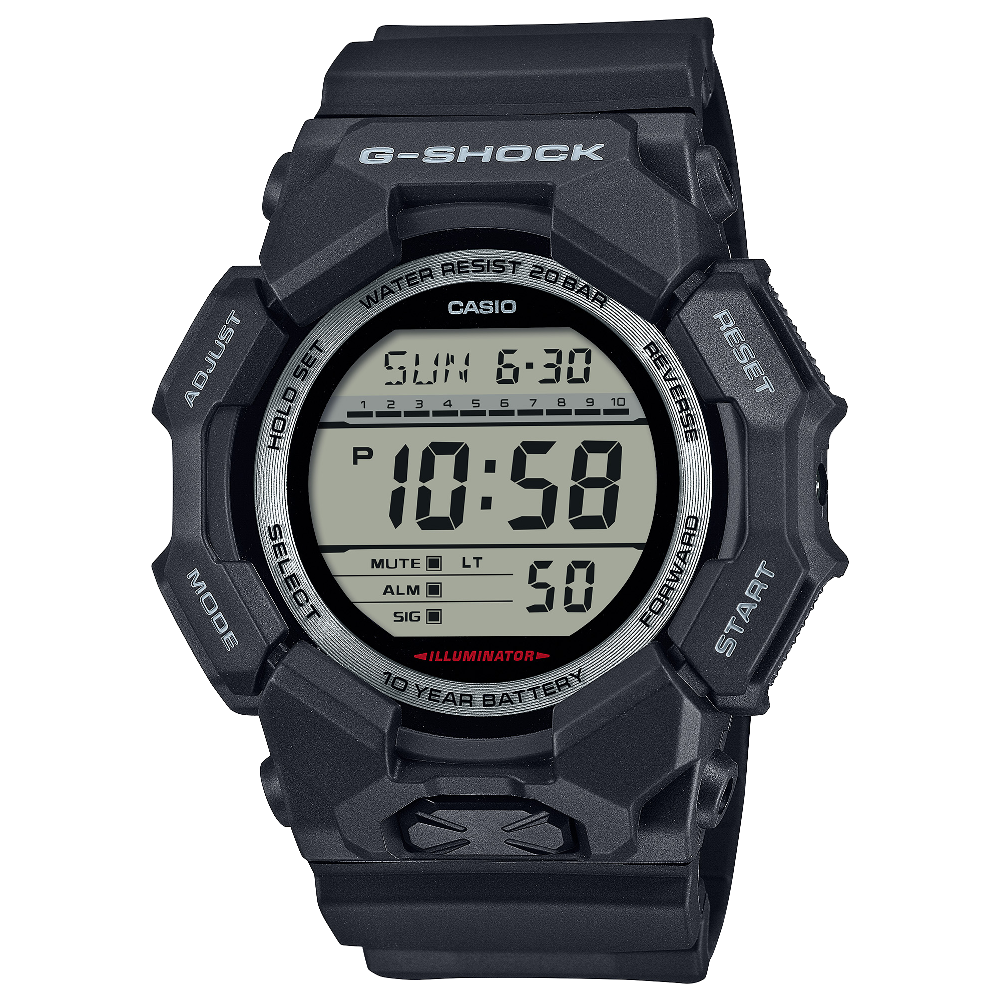 Casio G-Shock GD-010-1 Digital Watch for Men