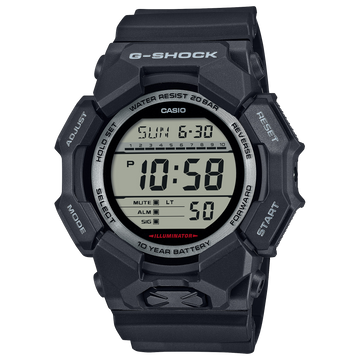 Casio G-Shock GD-010-1 – front three-quarter view