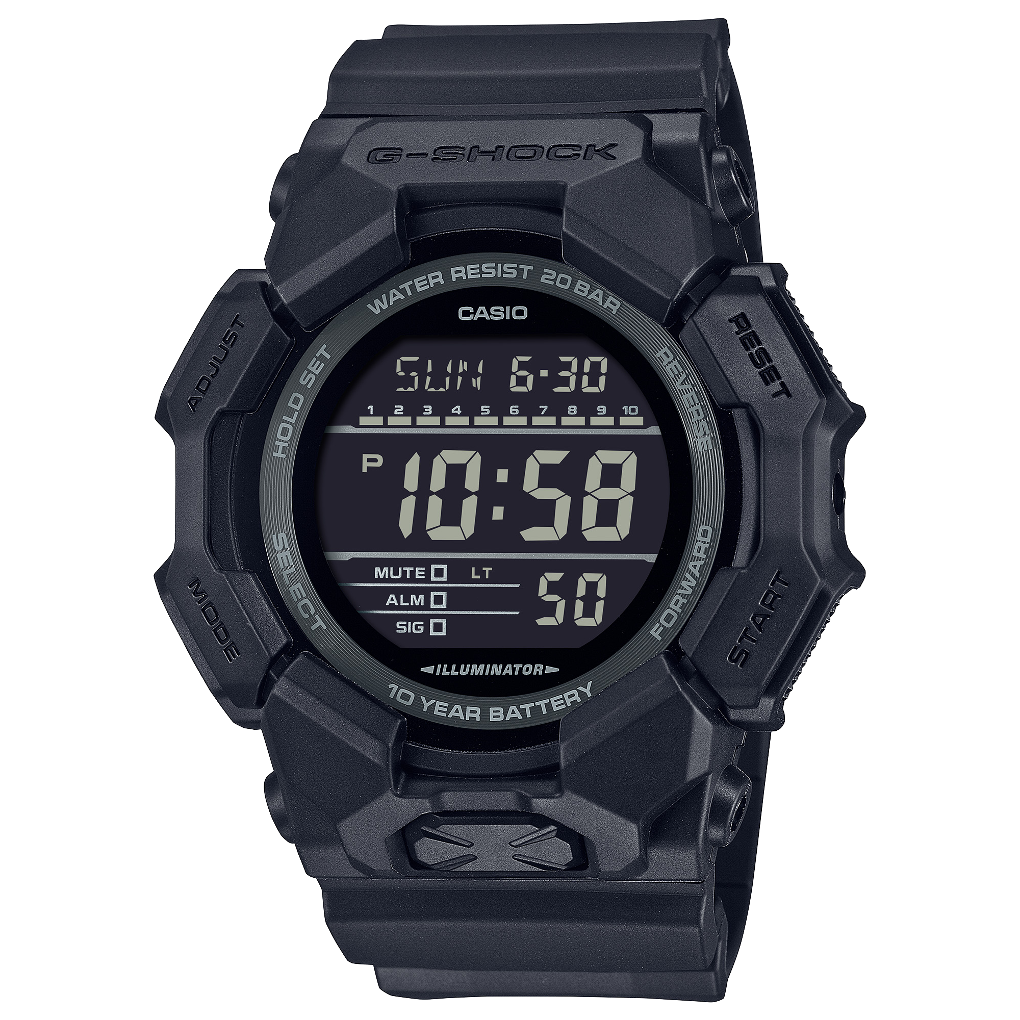 Casio G-Shock GD-010-1A1 Digital Watch for Men