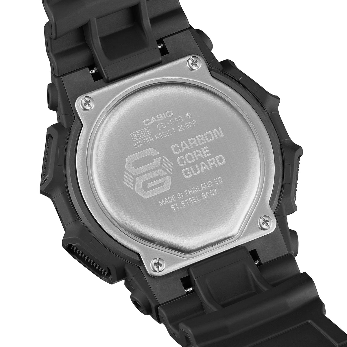 Casio G-Shock GD-010-1 – angled view