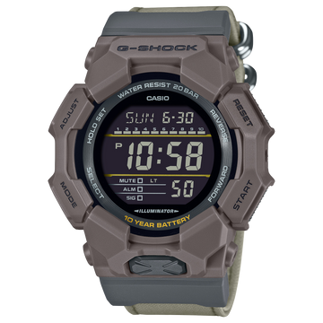 Casio G-Shock GD-010CE-5 – front three-quarter view