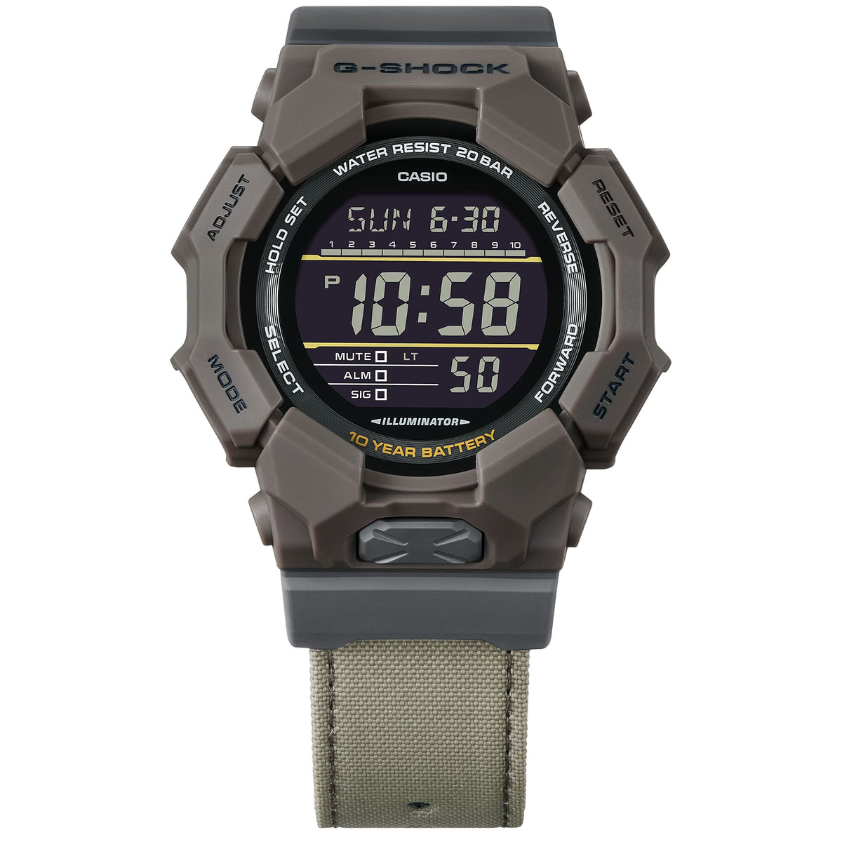Casio G-Shock GD-010CE-5 – front view