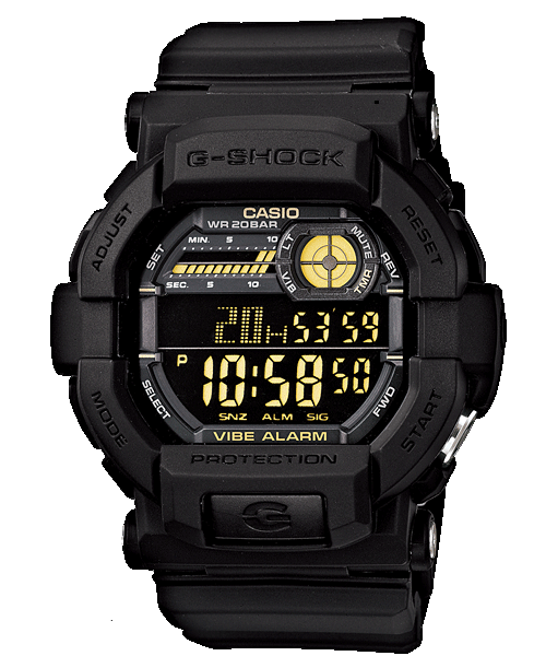 Casio G-Shock GD-350-1B – front view