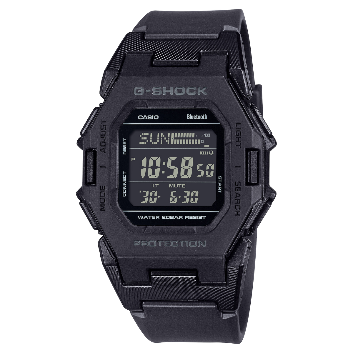 Casio G-Shock GD-B500-1 – front three-quarter view