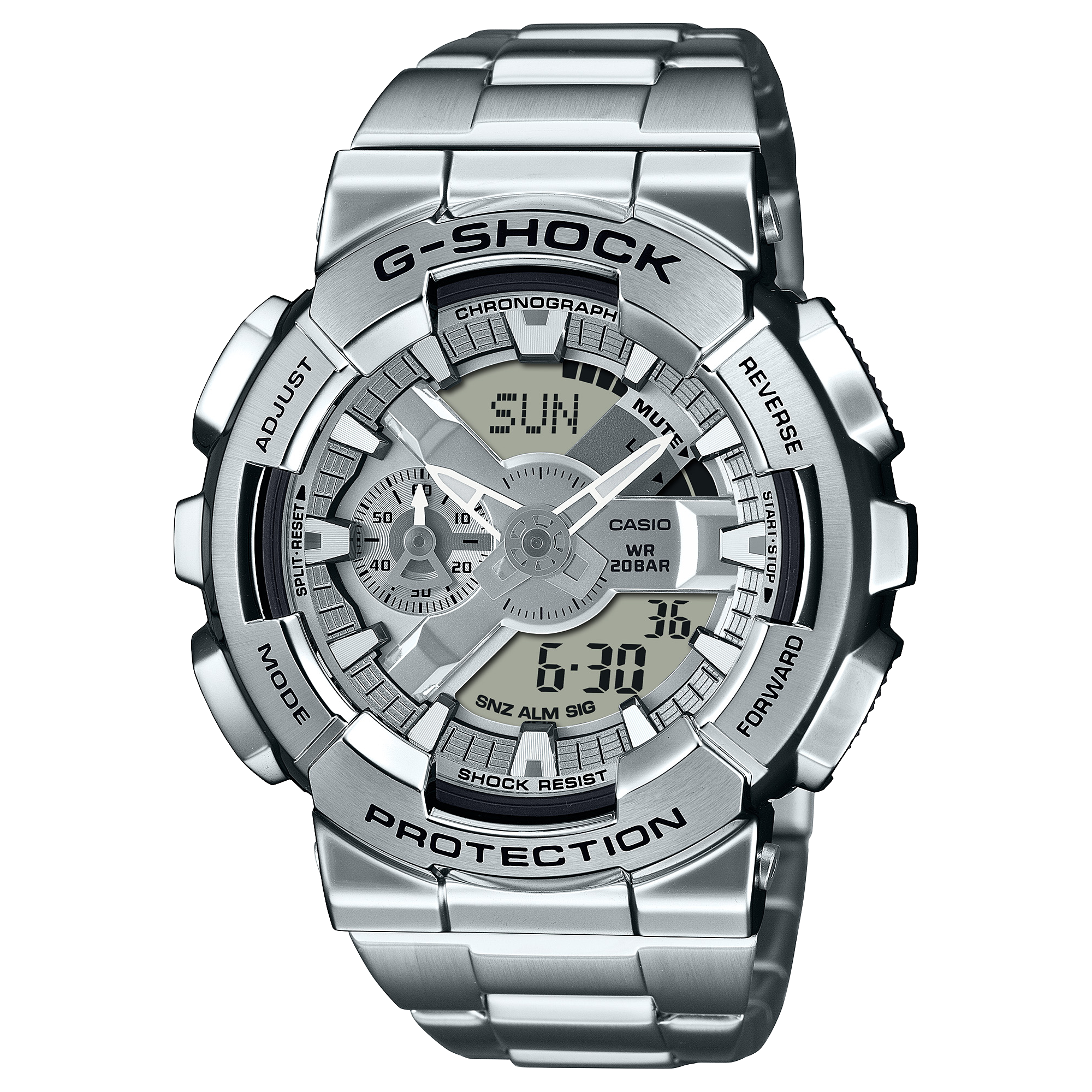 Casio G-Shock GM-110D-8A Analogue-Digital Watch for Men