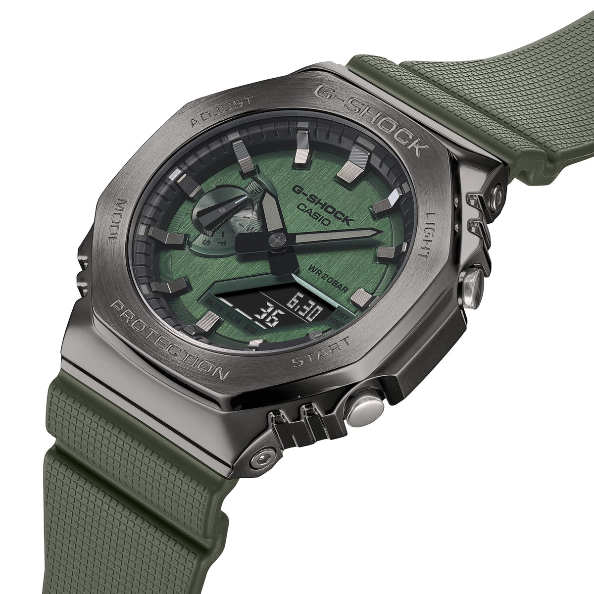 Casio G-Shock GM-2100B-3A – angled view