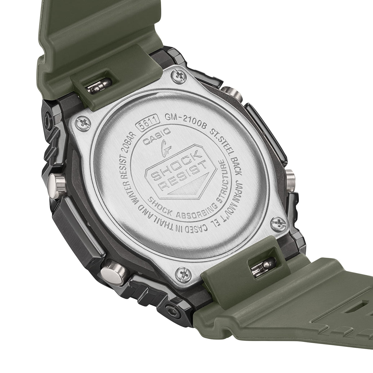 Casio G-Shock GM-2100B-3A – case back