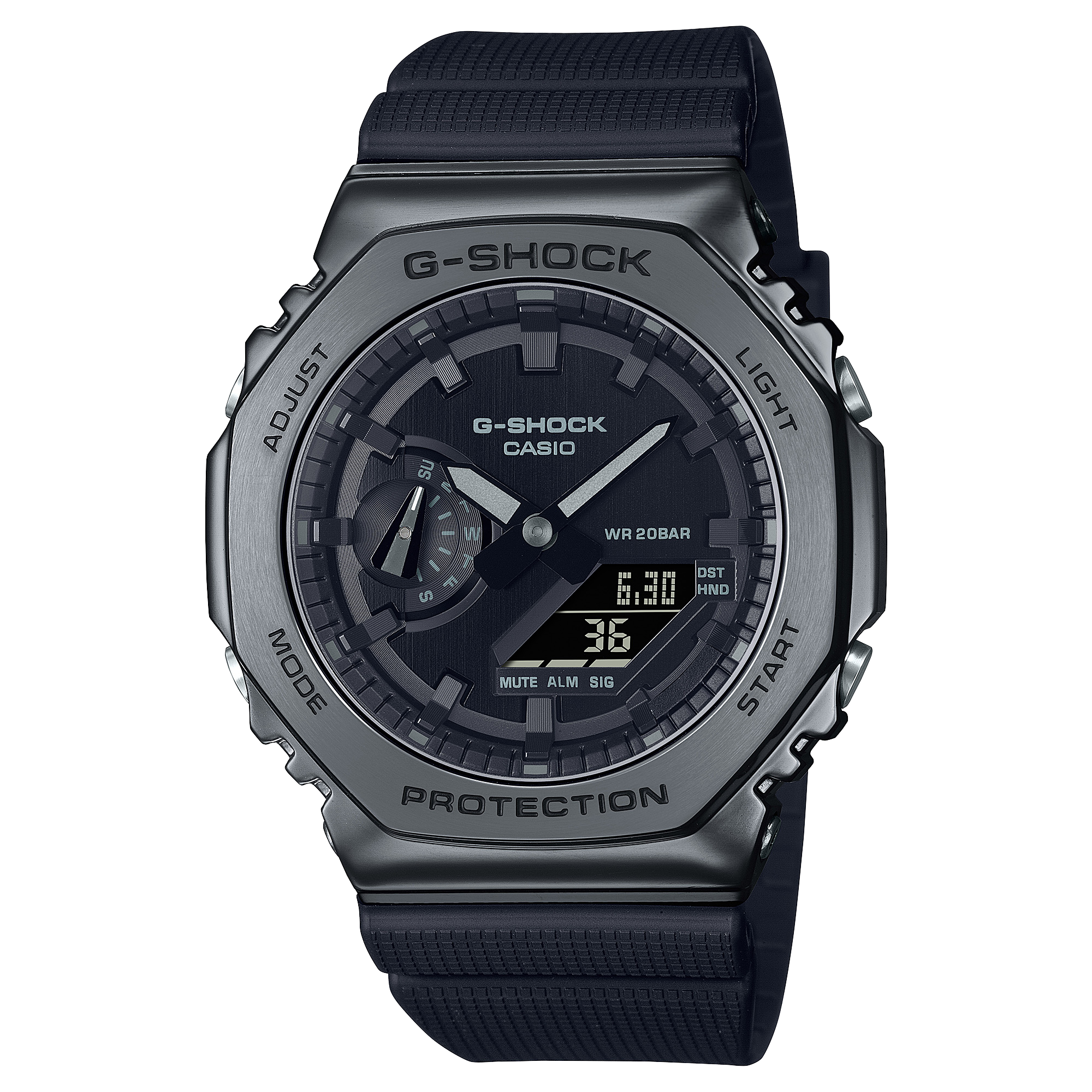 Casio G-Shock GM-2100BB-1A Analogue-Digital Watch for Men