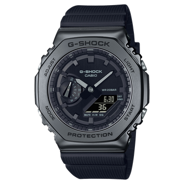 Casio G-Shock GM-2100BB-1A – front three-quarter view
