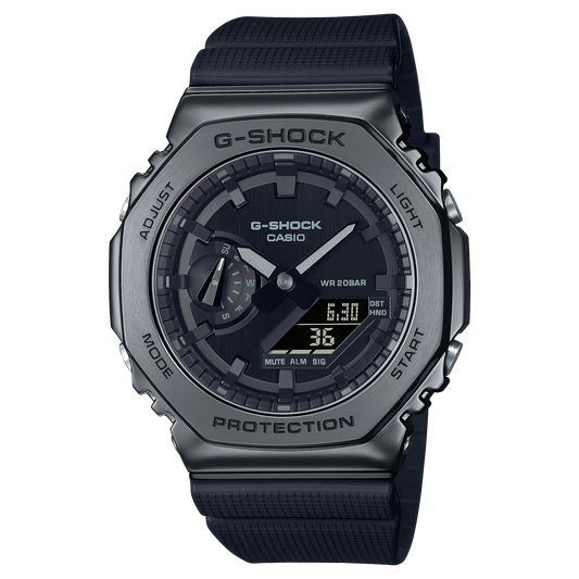 Casio G-Shock GM-2100BB-1A – front three-quarter view
