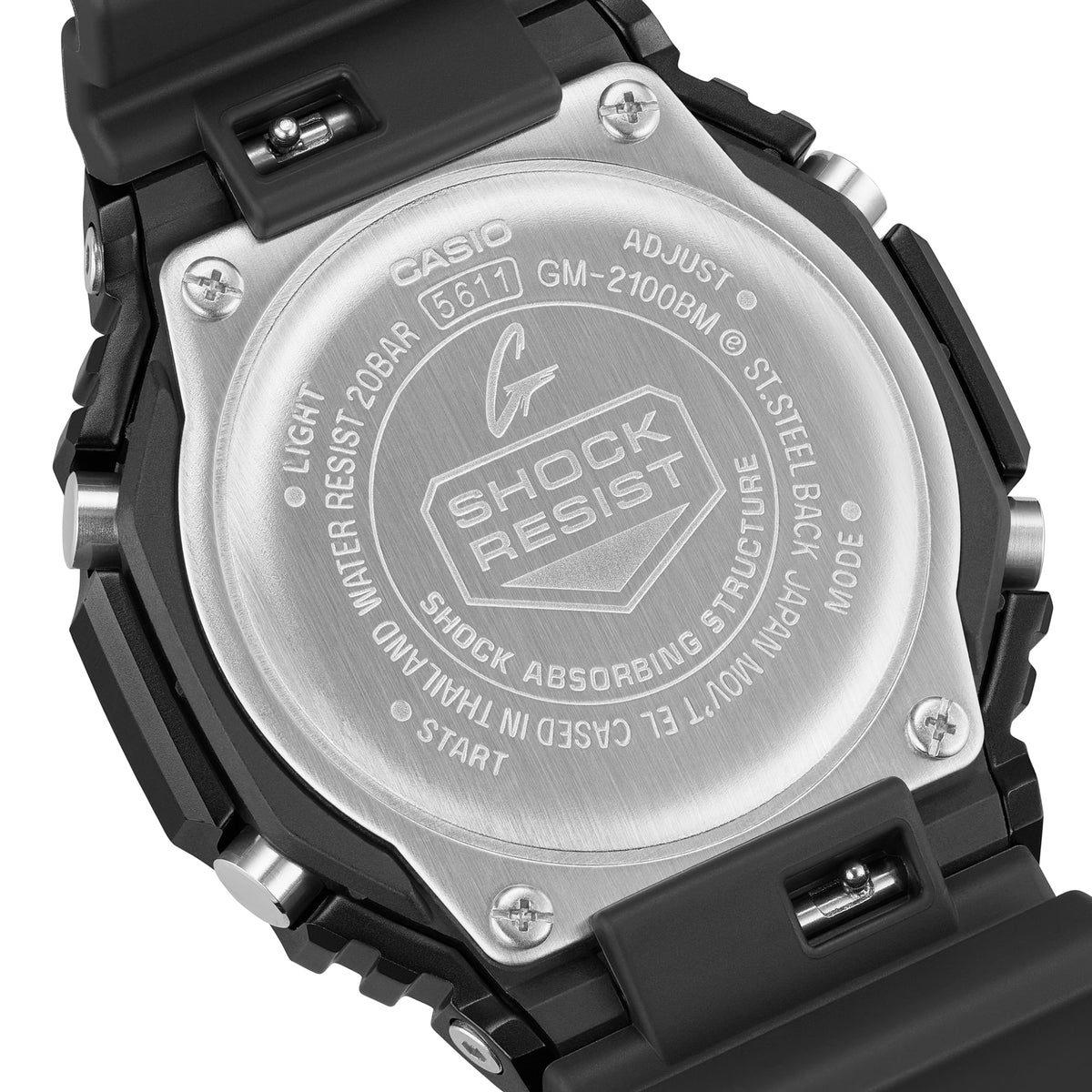 Casio G-Shock GM-2100BM-1A – angled view