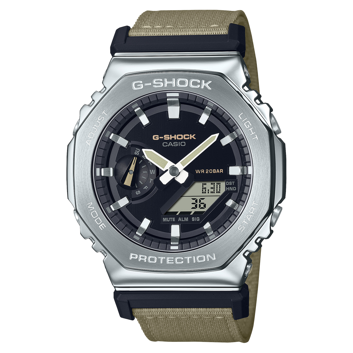 Casio G-Shock GM-2100C-5A – front three-quarter view