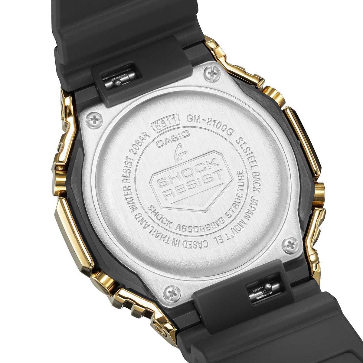 Casio G-Shock GM-2100G-1A9 – case back
