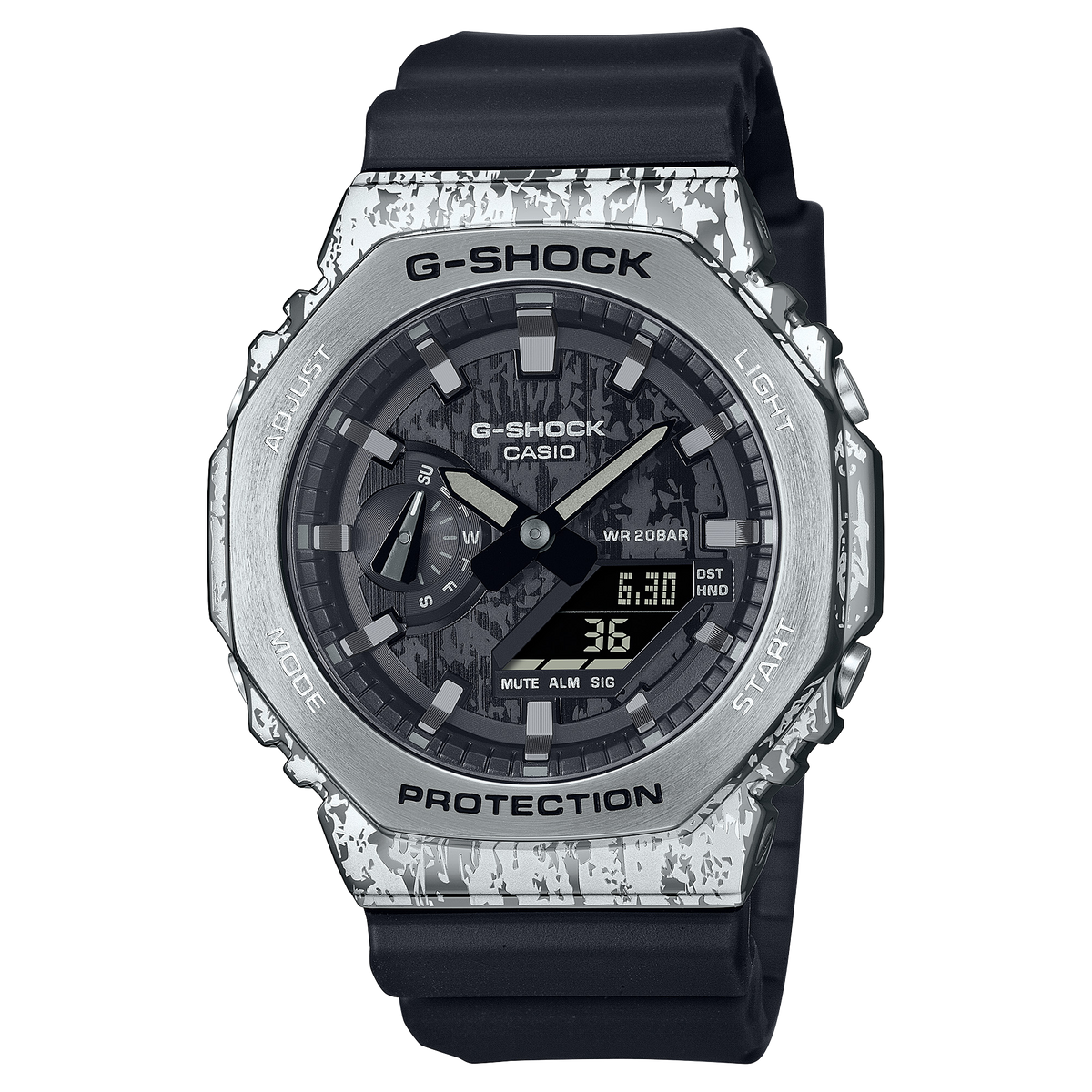 Casio G-Shock GM-2100GC-1A – front three-quarter view