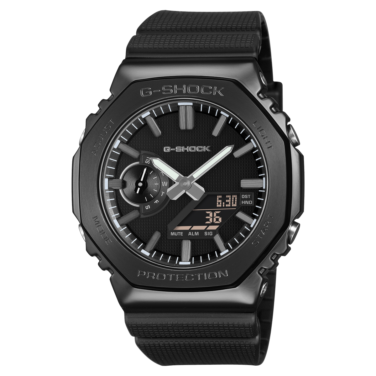 Casio G-Shock GM-2100LXB-1A – front three-quarter view
