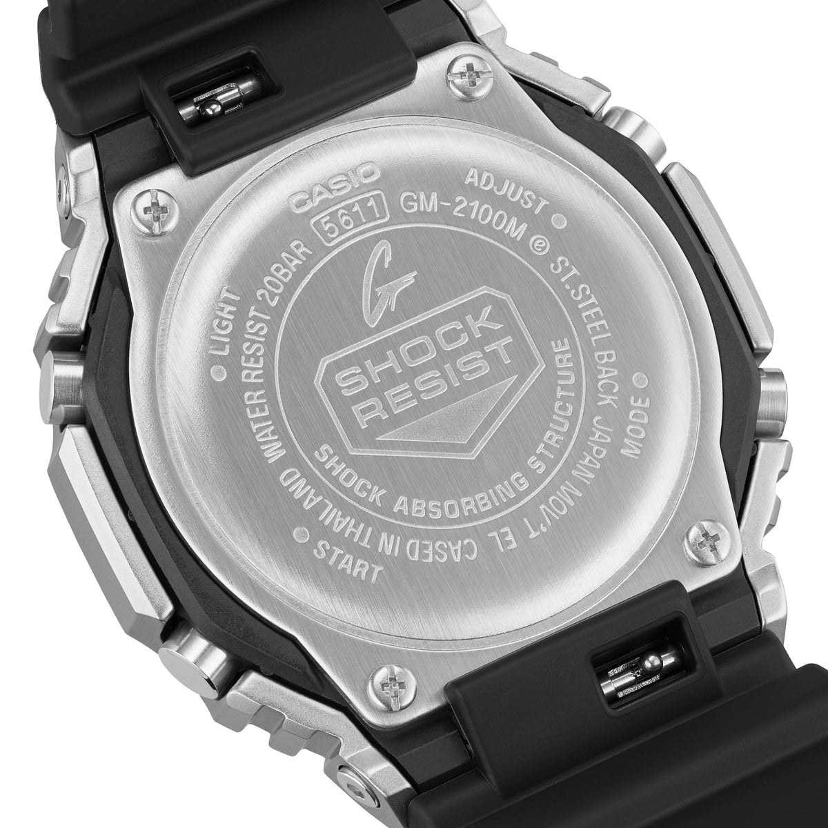 Casio G-Shock GM-2100M-1A – angled view
