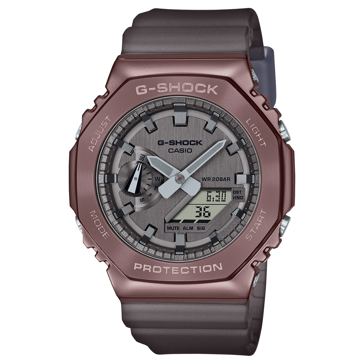 Casio G-Shock GM-2100MF-5A – front three-quarter view