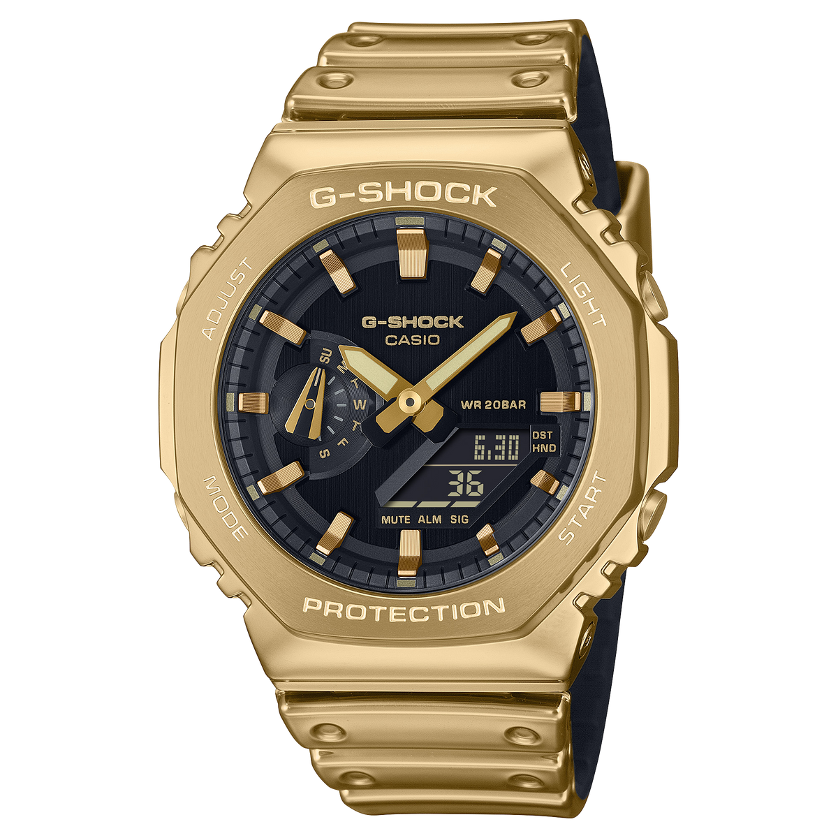 Casio G-Shock GM-2100YMG-9A – front three-quarter view