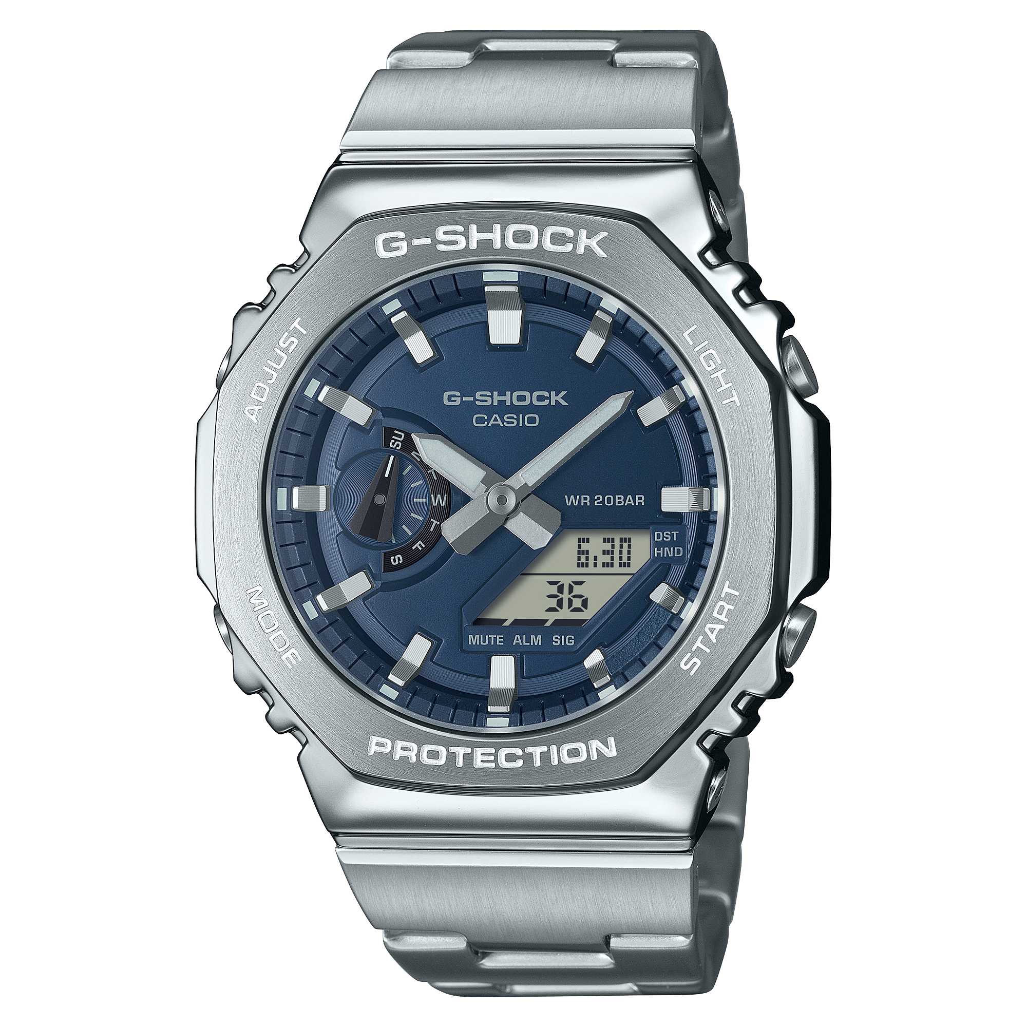 Casio G-Shock GM-2110D-2B Analogue-Digital Watch for Men
