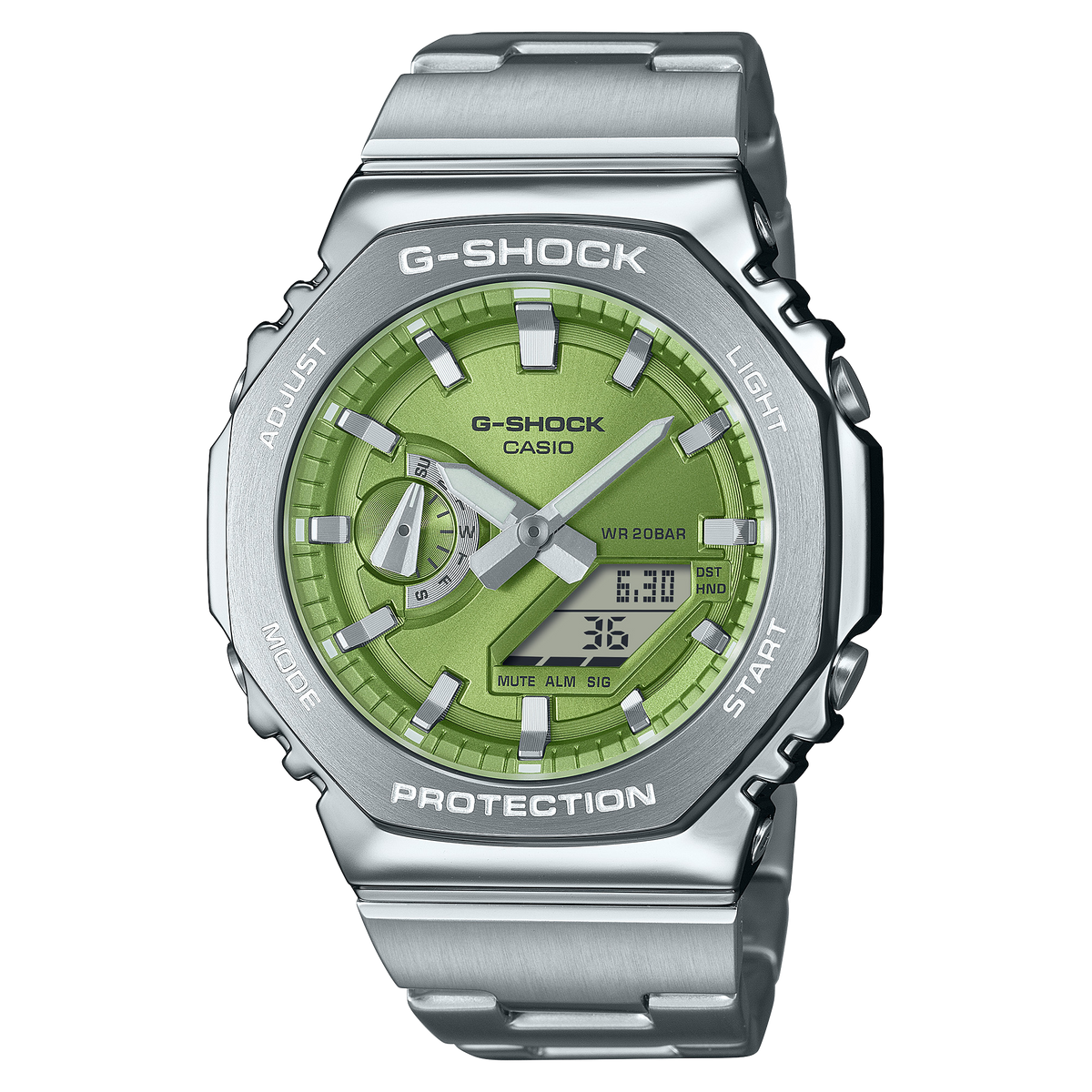 Casio G-Shock GM-2110D-3A – front three-quarter view