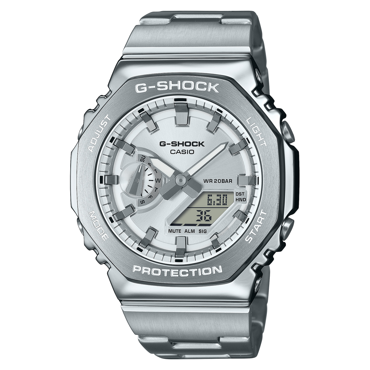 Casio G-Shock GM-2110D-7A – front three-quarter view