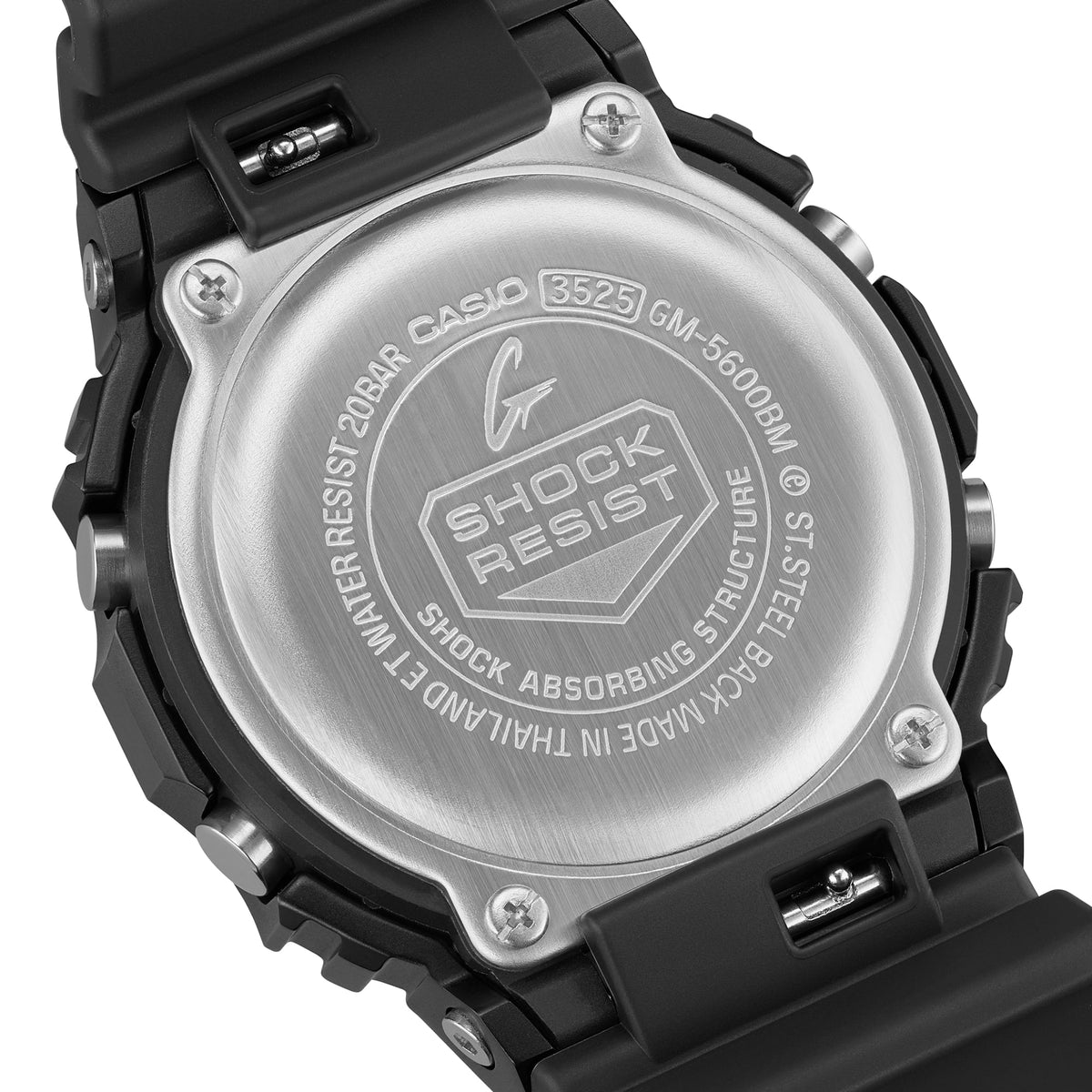 Casio G-Shock GM-5600BM-1 – angled view