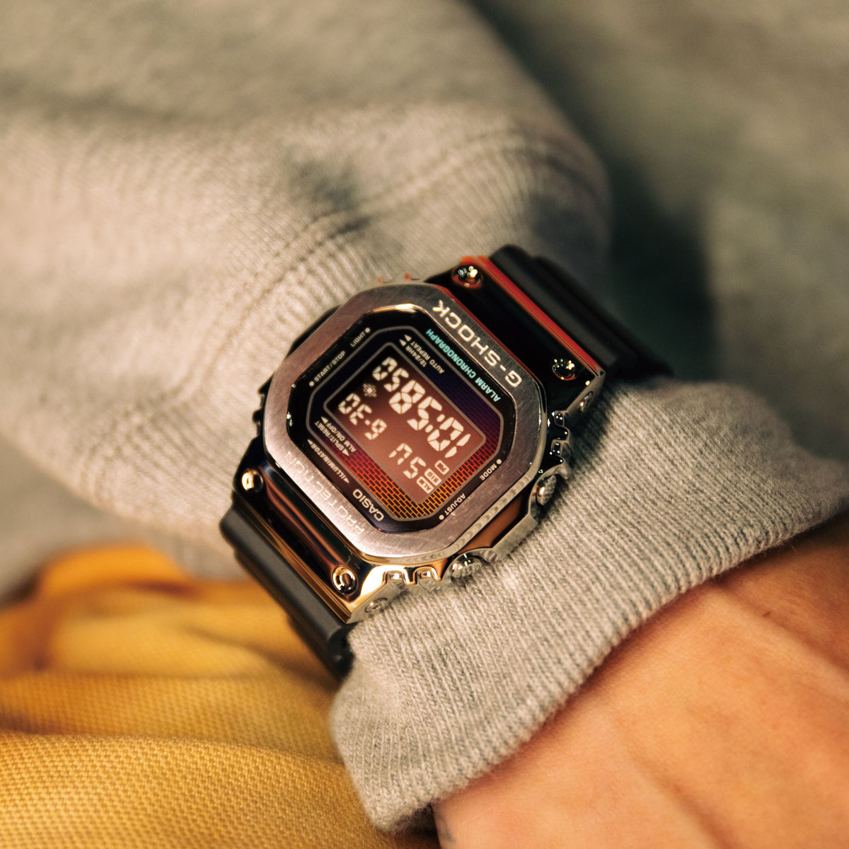 Casio G-Shock GM-5600RW-1 – on the wrist