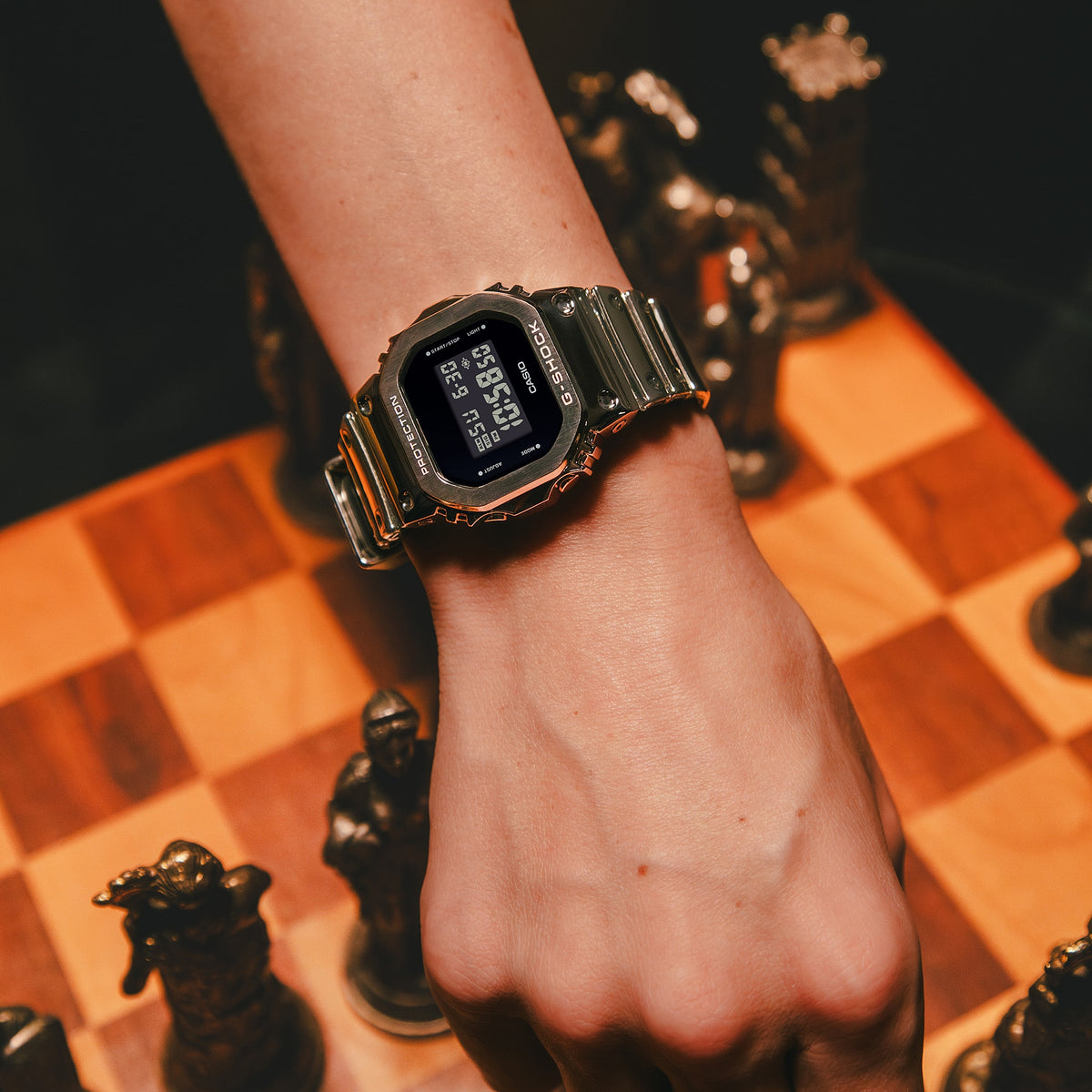 Casio G-Shock GM-5600YM-8 – on the wrist