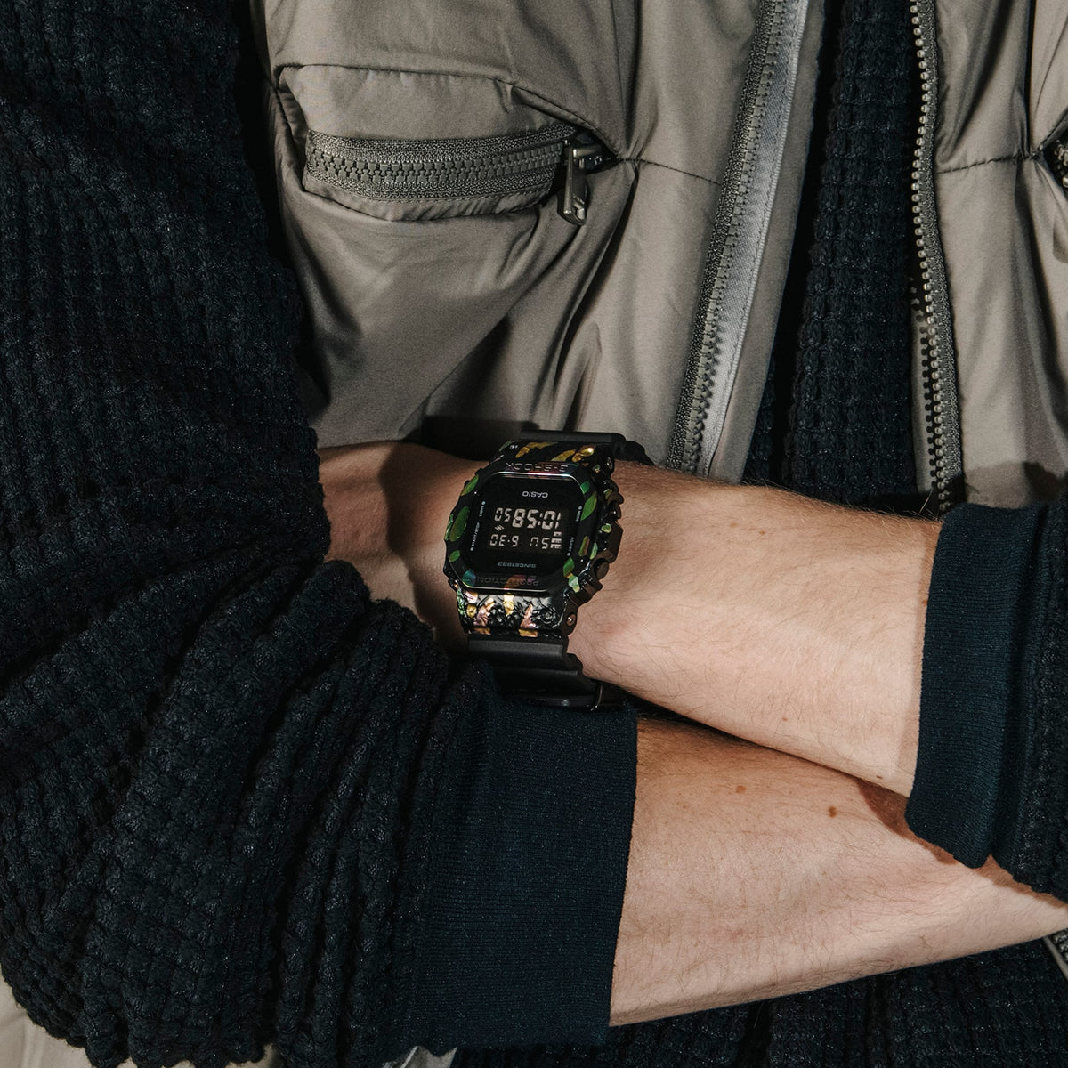 Casio G-Shock GM-5640GEM-1 – on the wrist