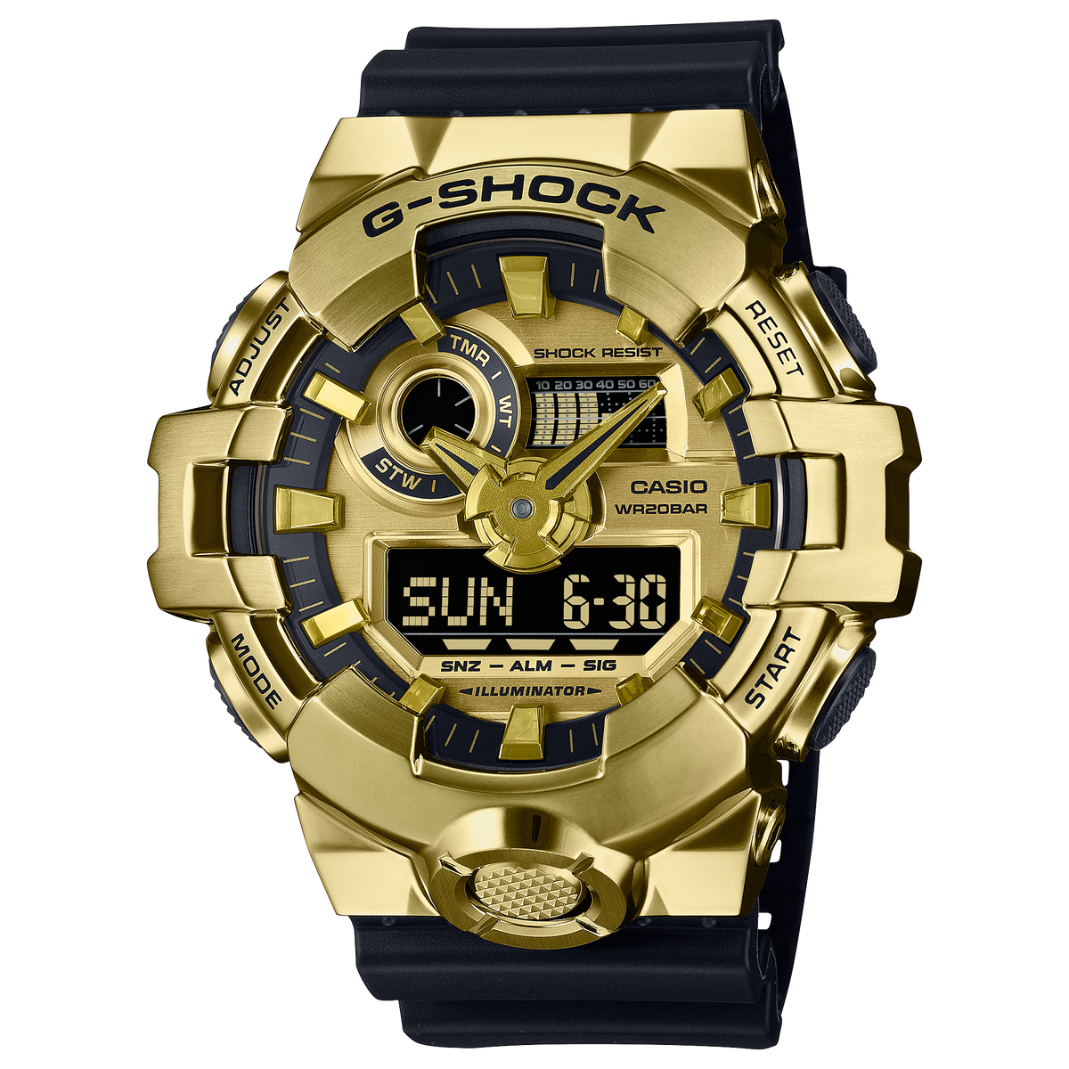 Casio G-Shock GM-700G-9A – front three-quarter view