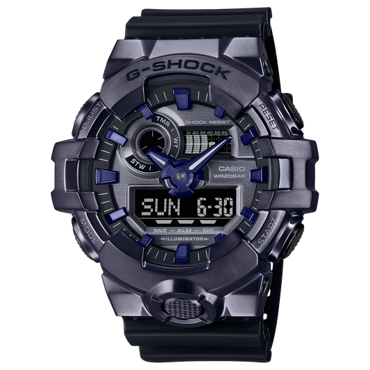 Casio G-Shock GM-700P-6A – front three-quarter view