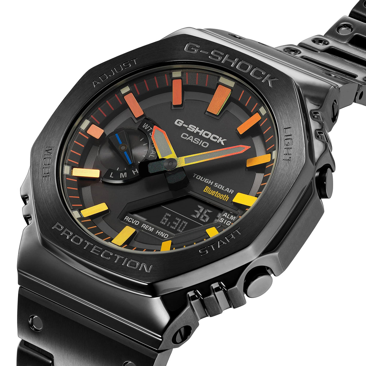 Casio G-Shock GM-B2100BPC-1A – angled view