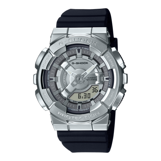 Casio G-Shock GM-S110-1A – front three-quarter view