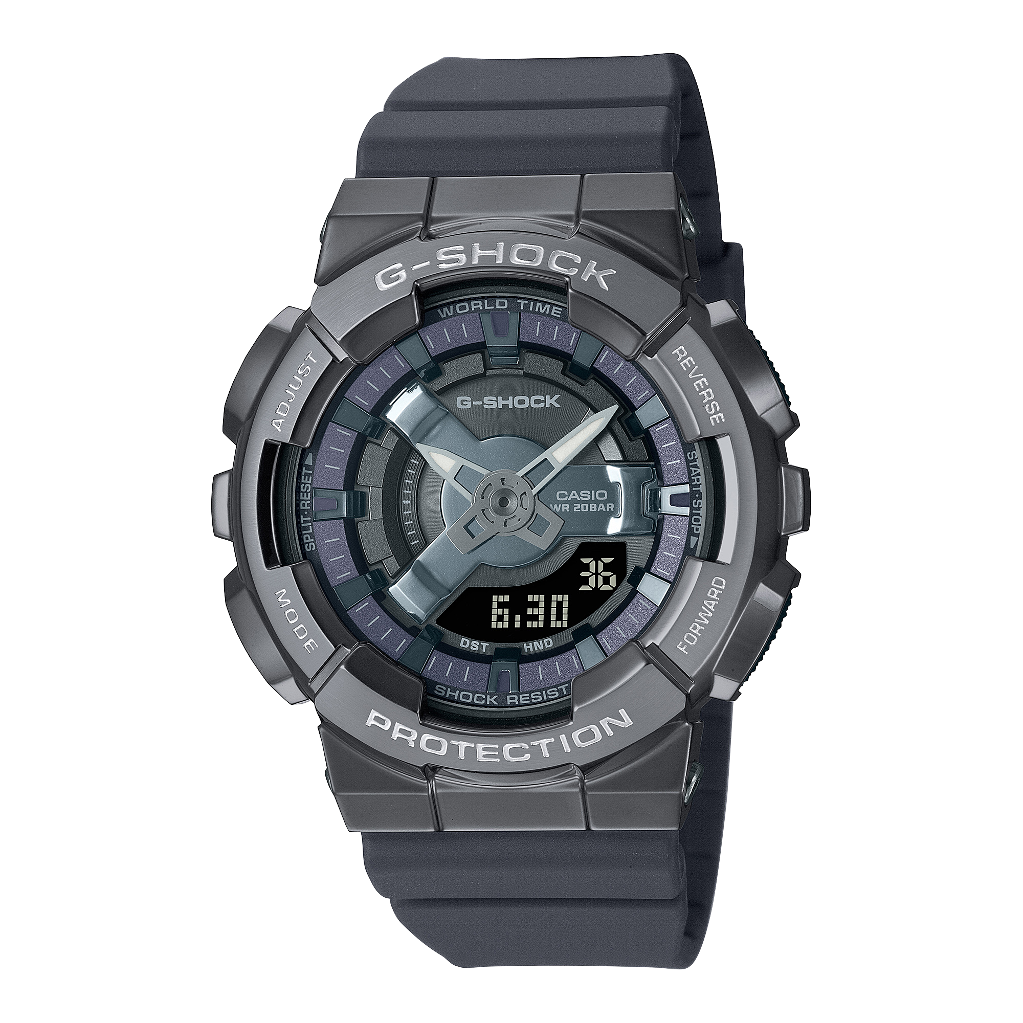 Casio G-Shock GM-S110B-8A Analogue-Digital Watch for Women