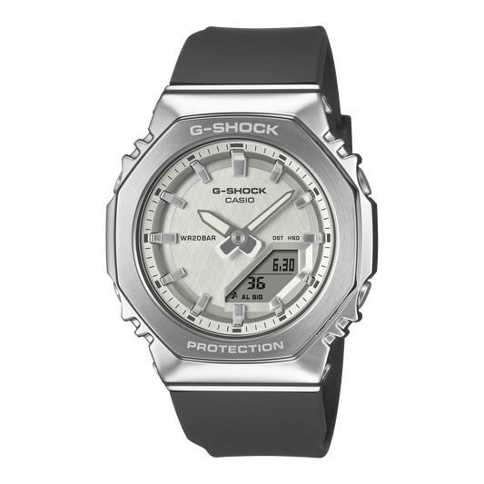 Casio G-Shock GM-S2110-1A7 – front three-quarter view