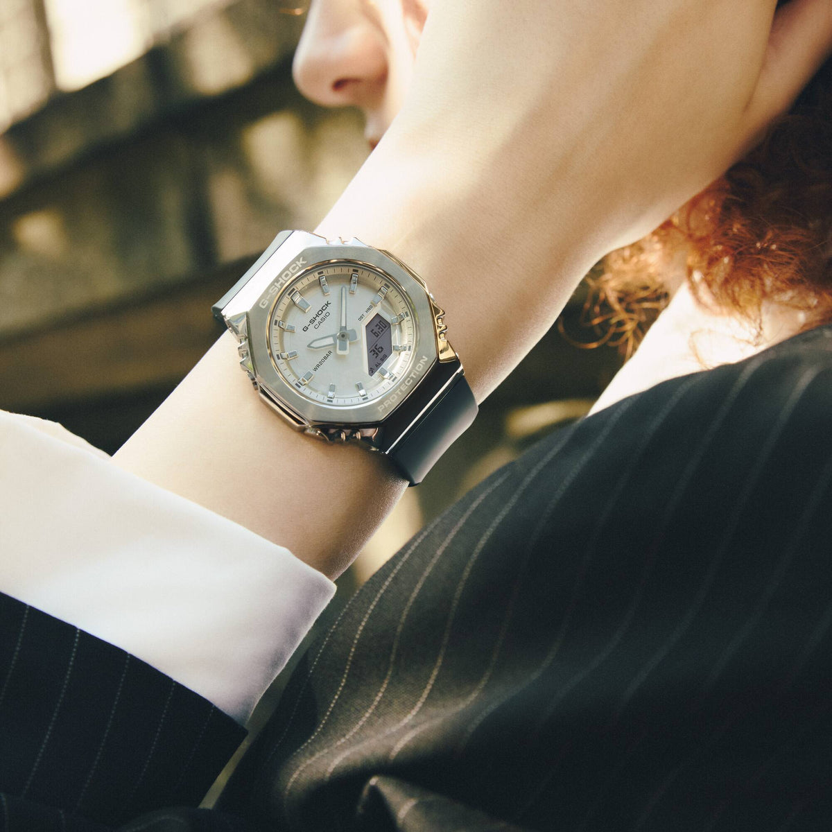 Casio G-Shock GM-S2110-1A7 – on the wrist