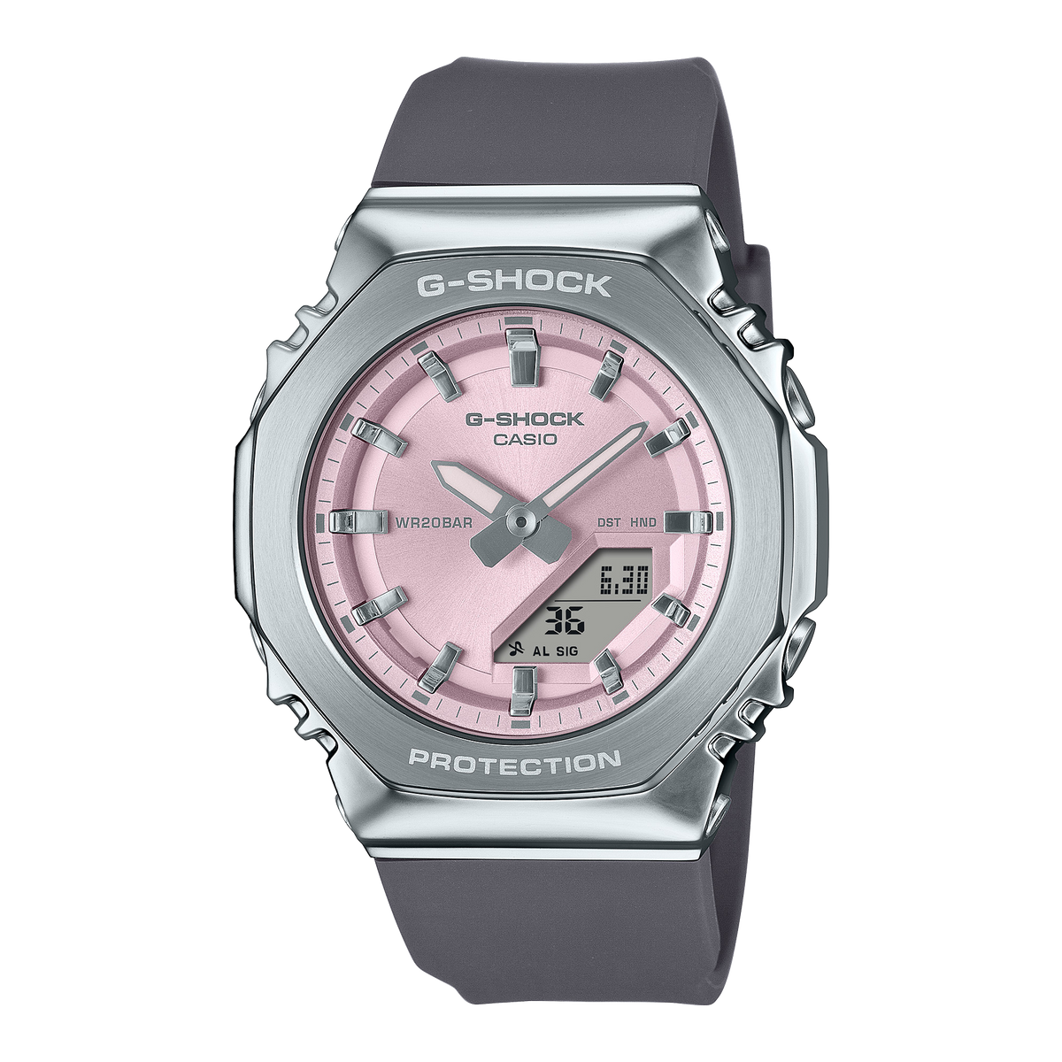 Casio G-Shock GM-S2110-4A – front three-quarter view